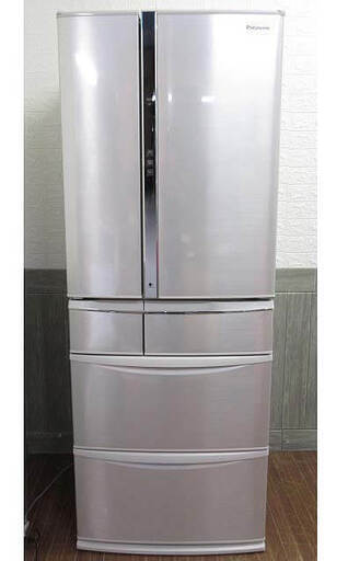 ss3341　パナソニック　冷凍冷蔵庫　NR-F506T-N　501L　6ドア　Panasonic　フレンチドア　シャンパン　大容量　大型　ファミリー向け　冷蔵庫　冷凍庫　観音開き