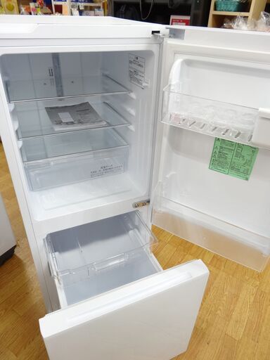 西岡店 冷蔵庫 2ドア 134L 2021年製 ハイセンス HR-G13B ホワイト 右