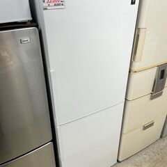 冷蔵庫 280L シャープ 2019年製 SJ-PD28E-W ひび割れ有【リサイクル 