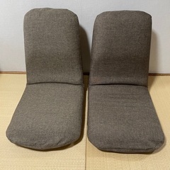 【ネット決済】日本製 座椅子 和楽チェア Mサイズ 2脚
