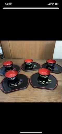 桂由美　お椀半月盆セット