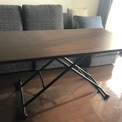 昇降式折りたたみテーブル　120センチ✖️60センチ　美品
