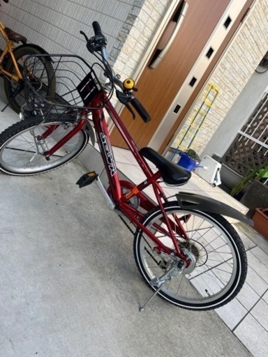 キッズサイクル　赤　20インチ