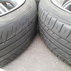 16インチ DOSアルミホイール タイヤ付き 4本セット 軽自動車等 1週間限定です！