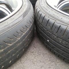 16インチ DOSアルミホイール タイヤ付き 4本セット 軽自動車等 1週間限定です！