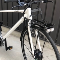 新車🌸スポーツタイプ電動アシスト自転車 クロスバイク 通勤通学に🌸 evol　