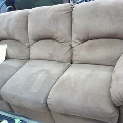 ジモティ来店特価!!!　3人掛けソファー　ブラウン　J-179 ジモティ来店特価!!! 3人掛けソファー ブラウン J-179