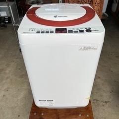 洗濯機　7kg SHARP ES-KS70N-P 2014年製
