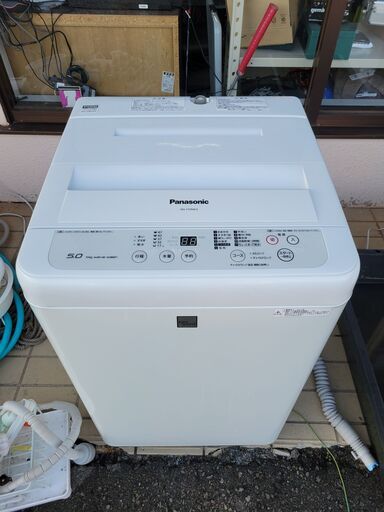 【美品】Panasonic　5㎏全自動洗濯機　NA-F50ME4　中古　リサイクルショップ宮崎屋住吉店　22.2.4ｋの画像