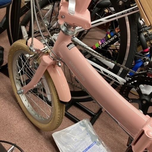 SLIKE[スライク]20吋 折り畳み自転車 外装6段/ピンク