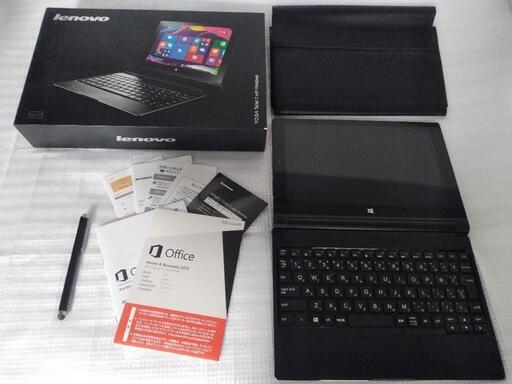 《2/19現在キャンセル待ち》【週末価格】【外でもインターネットが使える】タブレットパソコン　YOGA Tablet2 シムフリー Office Windows10 タブレット