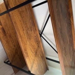 ヴィンテージ ラック 木製 インダストリアル 棚 アイアン シェルフ