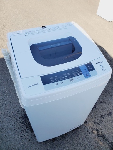 ♦️EJ1637番HITACHI 全自動電気洗濯機 【2019年製】