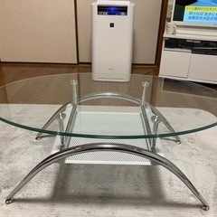 ニトリ ガラステーブル