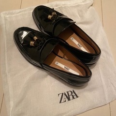 【ネット決済】ZARA 黒ローファー