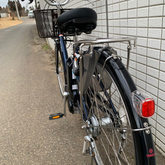 YAMAHA PAS natura ネイビー 24型 前後タイヤ新品 新基準 電動アシスト