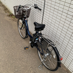 YAMAHA PAS natura ネイビー 24型 前後タイヤ新品 新基準 電動アシスト