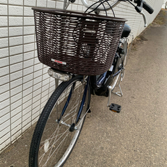 YAMAHA PAS natura ネイビー 24型 前後タイヤ新品 新基準 電動アシスト