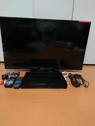 32型液晶テレビとDVDプレイヤーセット