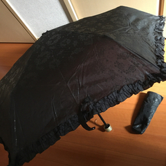 決定　日傘雨傘兼用　花柄　美品　