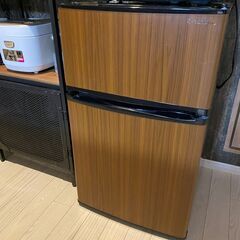 おしゃれな冷蔵庫　2ドア　90L 　日本メーカー