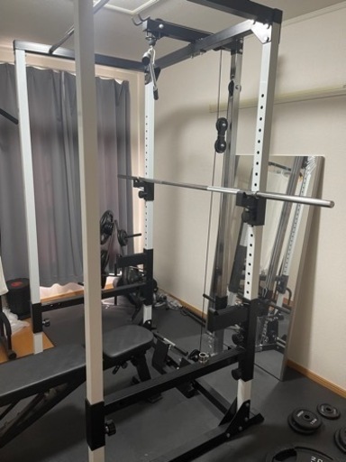 IROTEC (アイロテック) マルチパワーラック＋バーベルダンベル140KG