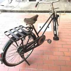 (値下げ)昭和レトロ　アンティーク　マルイシ自転車　現状