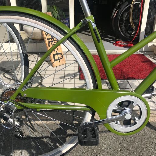 27インチ シティサイクル オリーブグリーン 27インチ シティサイクル オリーブグリーン