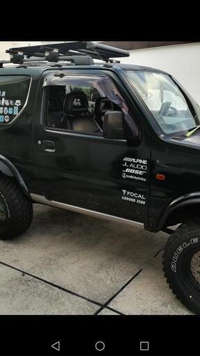 10000円→8000円　値下げしました。　ジムニー　jb23用サイドシルガード　アルミ製 10000円→8000円 値下げしました。 ジムニー jb23用サイドシルガード