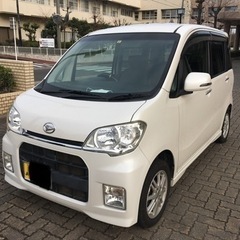 ダイハツ　タントカスタム　アルミ　テレビ　車検令和5年3月　99...