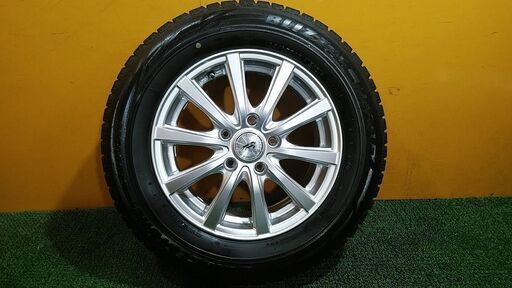 No.689 ブリヂストン レボGZ 195/65R15 2015年製 AZスポーツ 15×6J