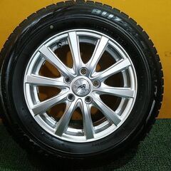 No.689　ブリヂストン　レボGZ　195/65R15　2015年製　AZスポーツ　15×6J　PCD114.3　5穴　160×４サイズ