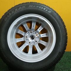 No.689　ブリヂストン　レボGZ　195/65R15　2015年製　AZスポーツ　15×6J　PCD114.3　5穴　160×４サイズ