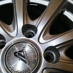 No.689　ブリヂストン　レボGZ　195/65R15　2015年製　AZスポーツ　15×6J　PCD114.3　5穴　160×４サイズ