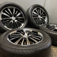 ホイール新品 バランス調整済【BS REGNO GR-XI 225/55R17】夏タイヤ【BahnsTech 17インチ 7J5HPCD114.3+45】バリ溝 エスティマ等　(VTG446)クレジットカード QRコード決済可能 ホイール新品 バランス調整済【BS REGNO GR-XI 225/55R17】夏タイヤ