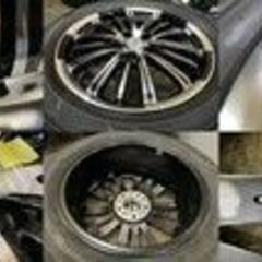 ホイール新品 バランス調整済【BS REGNO GR-XI 225/55R17】夏タイヤ【BahnsTech 17インチ 7J5HPCD114.3+45】バリ溝 エスティマ等　(VTG446)クレジットカード QRコード決済可能 ホイール新品 バランス調整済【BS REGNO GR-XI 225/55R17】夏タイヤ