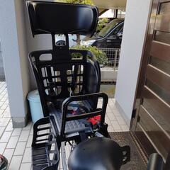 自転車２６インチ　子供乗せ付き　　ライトブルー