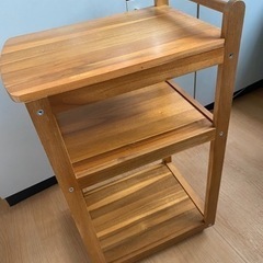 IKEA RANSBY木製キッチンワゴン