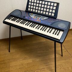 YAMAHA電子ピアノ　MIDI PSR-J20C　脚&カバー＆...