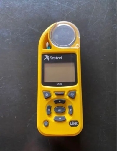 風力測定　Kestrel  気象計 5500 Weather Meter イエロー　中古品