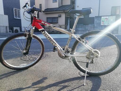 mtb 380mm spalding mt.whistler 整備済自転車　sram3✕7　シマノ　26×1.95　シフト表示割れ　引取限定
