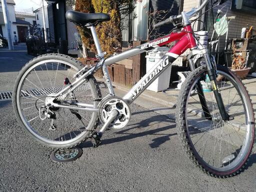 mtb 380mm spalding mt.whistler 整備済自転車 sram3✕7 シマノ 26