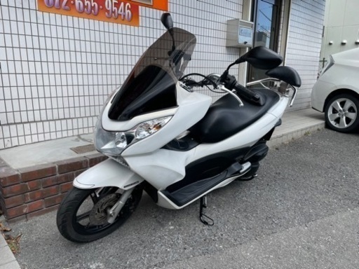 ☆13万円 PCX125 バックレスト付き！セル1 実働車☆ホンダ JF28 小型