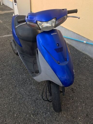 再値下げしました整備できる方に エンジンは実動レッツⅡ CA1PA ブルー