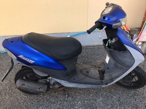 再値下げしました整備できる方に エンジンは実動レッツⅡ CA1PA ブルー