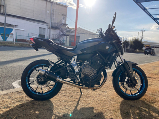 MT-07☆大型4発交換☆カスタム車両