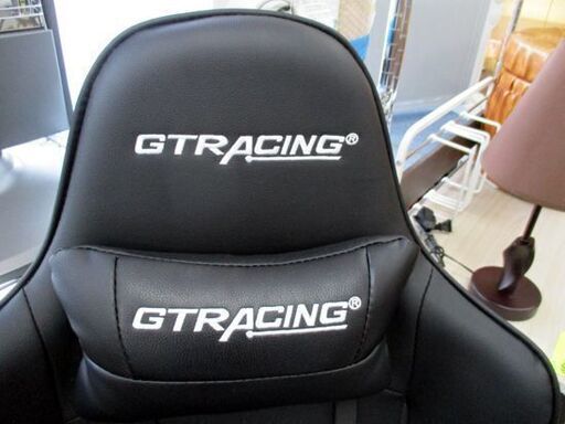 ゲーミング チェア GTRACING フットレストシリーズ GT901 リクライニング 黒/ブラック らくらく家財 自社配送 店頭での受取歓迎!! 札幌市 中央区