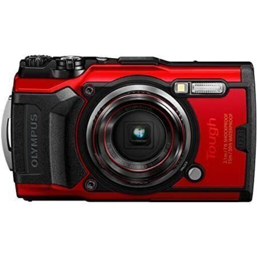 【苫小牧バナナ】新品未使用品 オリンパス/OLYMPUS コンパクトデジタルカメラ Tough TG-6 レッド 防水＋防塵＋耐衝撃♪