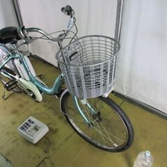 B711☆整備済み 中古電動自転車 BS アシスタ ライトブルー バッテリー