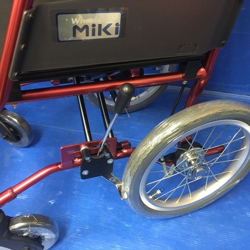 介助式車いす 標準型 軽量コンパクトタイプ　PMS-2R 車イス　車椅子　ミキ